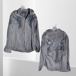 Roar  Long Sleeve‎ Embroidered Enough Excuses Get It Done Shirt Size XXL